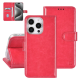 TUNIQ iPhone 16 Pro Max Book type case - Card holder for 3 cards - Magnetic closure - Hot Pink